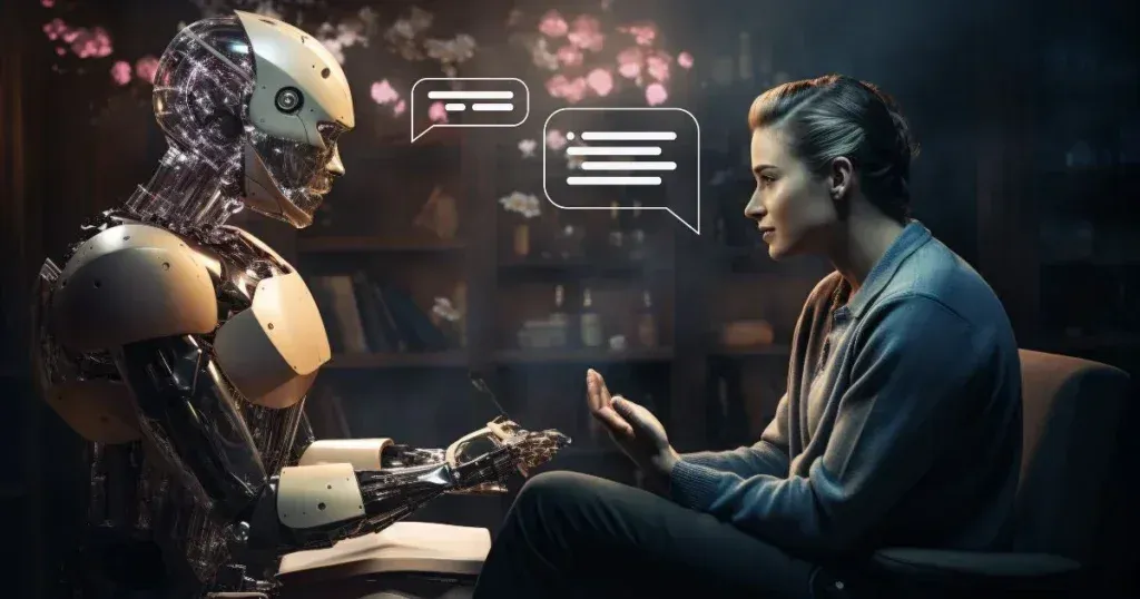 Tecnologia de Inteligência Artificial IA com gráficos de processamento de dados