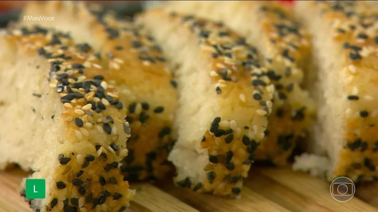 Pão de Arroz com Gergelim: A Receita Prática da Ana Maria Braga